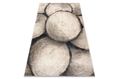 Preproga FUSION 9612 krem / bež - Deblo drevesa les, moderna, abstraktna 200x290 cm