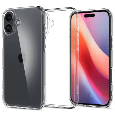 SPIGEN ULTRA HYBRID OVITEK ZA IPHONE 16 CRYSTAL CLEAR COVER CASE
