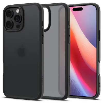 SPIGEN ULTRA HYBRID OVITEK ZA IPHONE 16 PRO FROST BLACK