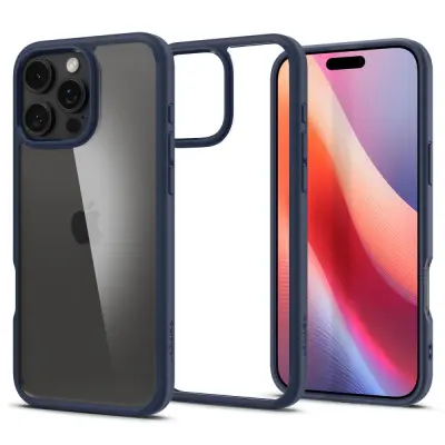 OVITEK SPIGEN ULTRA HYBRID ZA IPHONE 16 PRO NAVY BLUE COVER