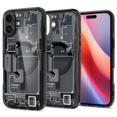 SPIGEN ULTRA HYBRID MAG OVITEK ZA IPHONE 16 ZA MAGSAFE Z ZAŠČITNO FUNKCIJO