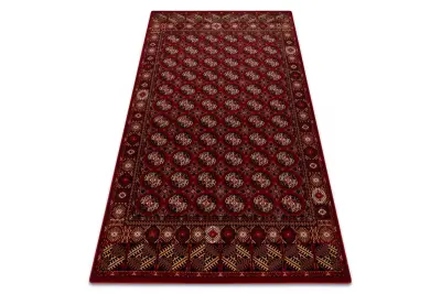 Preproga volna OMEGA BUCHARA okvir, krogih rubin 235x350 cm