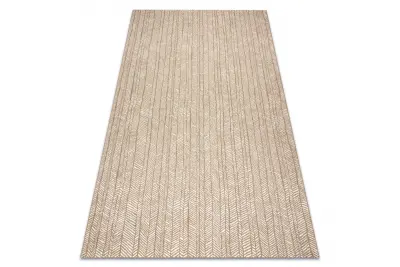 FLAT 48964265 Preproga iz sisala Chevron - naravna bež slamnata barva, vrvica 80x150 cm