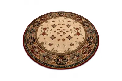 Preproga volna OMEGA ratas TAROS orientalski rudy 2 terakota cercle 200 cm