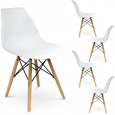4 x Stol EVA bel (ikeabox)