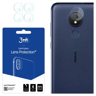3MK ZAŠČITA ZA LEČE ZA NOKIA C21 KALJENO STEKLO, ZAŠČITA ZA LEČE