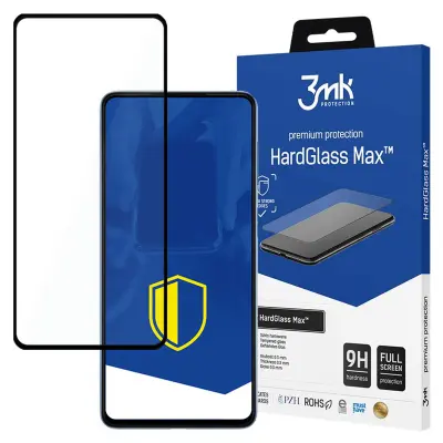 3MK HARDGLASS MAX ZA SAMSUNG GALAXY M52 5G ČRNO KALJENO STEKLO