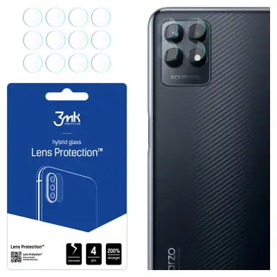 REALME NARZO 50 3MK ZAŠČITA LEČ KALJENO STEKLO ZA TELEFON