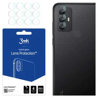 TCL 306/306 DUAL SIM - 3MK ZAŠČITNA FOLIJA ZA LEČE ZA KALJENO STEKLO