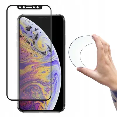 WOZINSKY FOLIA SZKLANA SZKŁO HARTOWANE Z RAMKĄ DO IPHONE 12 MINI CZARNY