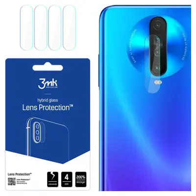 3MK ZAŠČITA ZA LEČE KALJENO STEKLO ZA XIAOMI REDMI K30 POKROV ETUIJA