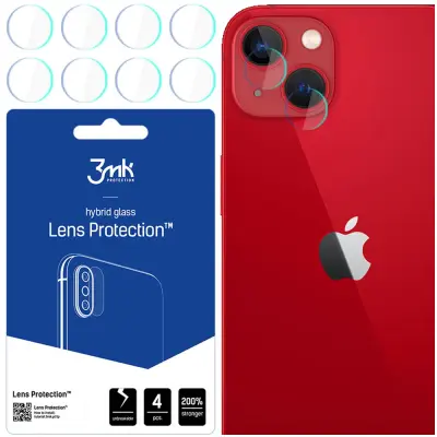3MK KALJENO STEKLO ZAŠČITA LEČ HYBRID ZA KAMERO IPHONE 13