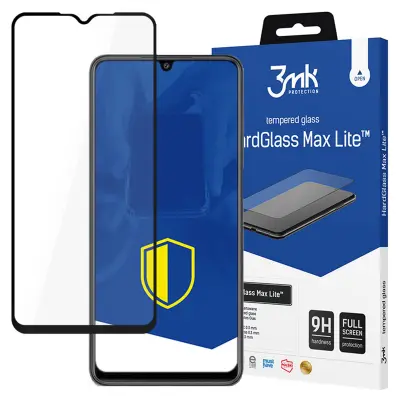 SAMSUNG GALAXY M22 BLACK - 3MK HARDGLASS MAX LITE