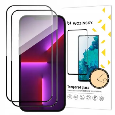 WOZINSKY 2X DURABLE KALJENO STEKLO ZA EKRAN Z OKVIRJEM ZA IPHONE 14 PRO
