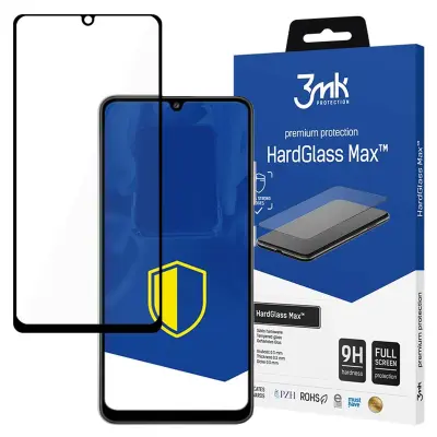 3MK HARDGLASS MAX SAMSUNG GALAXY A33 5G ČRNO KALJENO STEKLO ZA TELEFON