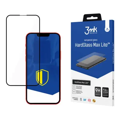 3MK KALJENO STEKLO HARDGLASS MAX LITE ZA IPHONE 13 13 PRO 14 9H
