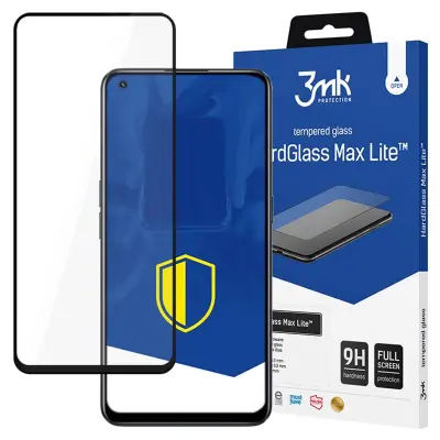 3MK HARDGLASS MAX SOLID KALJENO STEKLO ZA REALME 9 PRO BLACK - ZAŠČITNO