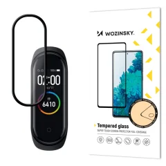 WOZINSKY GLASS GLASS FILM FULL GLUE ETUI, PRIJAZEN ZA XIAOMI MI BAND 4/3