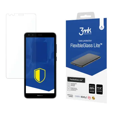 3MK FLEXIBLEGLASS LITE ZA NOKIA C1 2ND EDITION KALJENO STEKLO