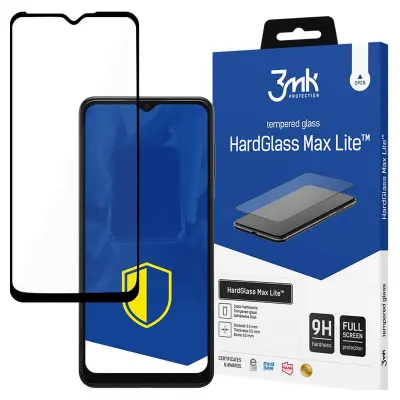 3MK HARDGLASS MAX LITE ZA SAMSUNG GALAXY A13 4G/5G ČRNO KALJENO STEKLO