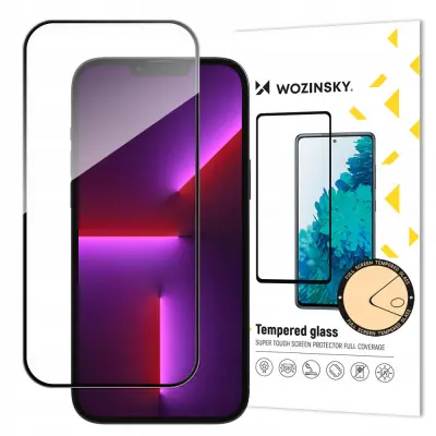 WOZINSKY FULL SCREEN KALJENO STEKLO ZA IPHONE 14 PRO MAX ČRNO