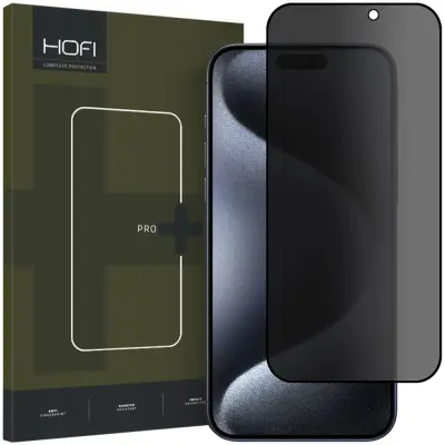 HOFI PRIVATIZIRNO STEKLO ANTI SPY GLASS PRO+ ZA IPHONE 15 PRO MAX PRIVACY