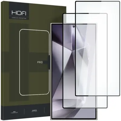 HOFI GLASS PRO+ KALJENO STEKLO 2-PAKET ZA GALAXY S24 ULTRA BLACK