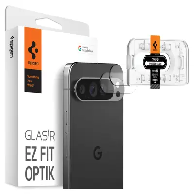 SPIGEN OVITEK ZA FOTOAPARAT ZA GOOGLE PIXEL 9 PRO 2-PAKET CRYSTAL CLEAR