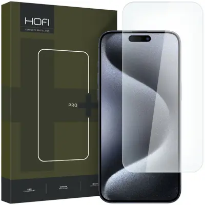 HOFI GLASS PRO+ KALJENO STEKLO ZA IPHONE 15 CLEAR ZAŠČITNO 9H