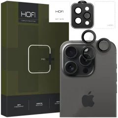 HOFI CAMRING PRO+ OVITEK ZA KAMERO ZA IPHONE 15 PRO / 15 PRO MAX ČRN