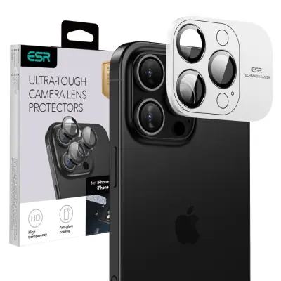 OVITEK ZA KAMERO ESR ARMORITE ZA IPHONE 16 PRO / 16 PRO MAX OVITEK ČRN
