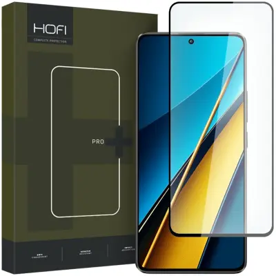 HOFI GLASS PRO+ KALJENO STEKLO ZA XIAOMI POCO X6 5G ČRNA ZAŠČITA