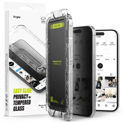 RINGKE PRIVATIZING GLASS EASY SLIDE 2-PACK ZA IPHONE 16 PRO