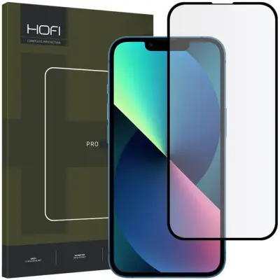 HOFI GLASS PRO+ KALJENO STEKLO ZA IPHONE 13 / 13 PRO ČRNO ZAŠČITNO