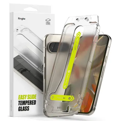 RINGKE KALJENO STEKLO EASY SLIDE 2-PACK ZA GOOGLE PIXEL 9 / 9 PRO CLEAR