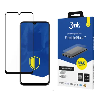 SAMSUNG GALAXY A30 BLACK - 3MK FLEXIBLEGLASS MAX