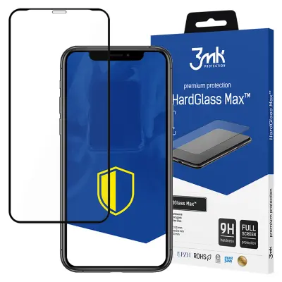 APPLE IPHONE X BLACK - 3MK HARDGLASS MAX