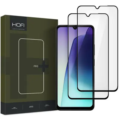 HOFI KALJENO STEKLO GLASS PRO+ 2-PACK ZA XIAOMI REDMI 14C POCO C75 ČRN