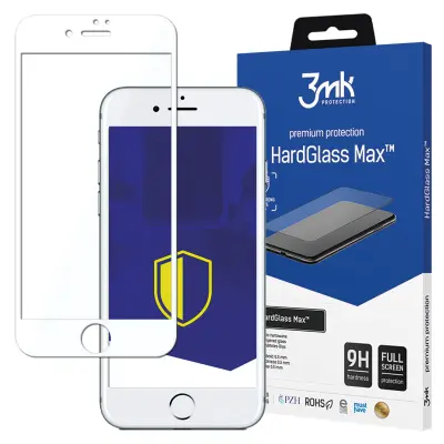 APPLE IPHONE 8 WHITE - 3MK HARDGLASS MAX