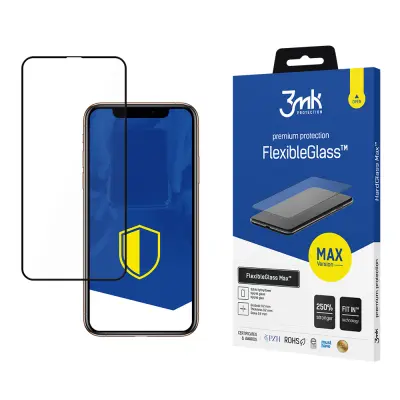 APPLE IPHONE 11 PRO MAX BLACK - 3MK FLEXIBLEGLASS MAX