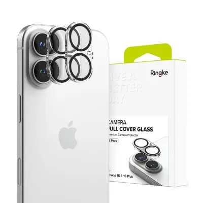 RINGKE CAMERA COVER CASE PROTECTOR 2-PACK ZA IPHONE 16/16 PLUS CLEAR