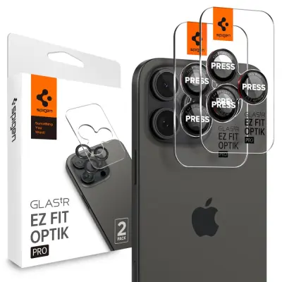 SPIGEN OVITEK ZA FOTOAPARAT GLAS.TR EZ FIT ZA IPHONE 14 PRO 15 16 PRO MAX ČRN