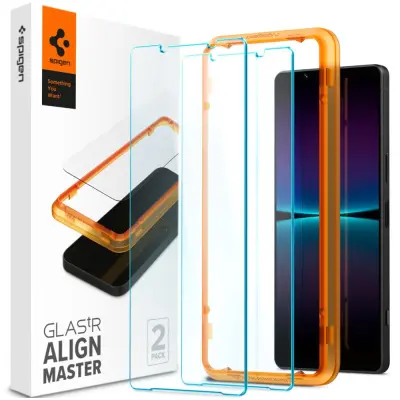SPIGEN KALJENO STEKLO 2-PACK ZA SONY XPERIA 1 VI CLEAR SCREEN
