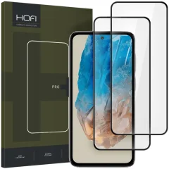 HOFI GLASS PRO+ KALJENO STEKLO 2-PAKET ZA GALAXY M35 5G ČRNO