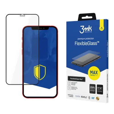 APPLE IPHONE 12/12 PRO BL - 3MK FLEXIBLEGLASS MAX