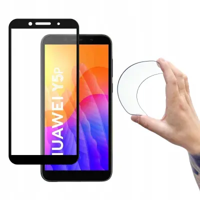 WOZINSKY FOLIA SZKLANA SZKŁO HARTOWANE Z RAMKĄ DO HUAWEI Y5P CZARNY
