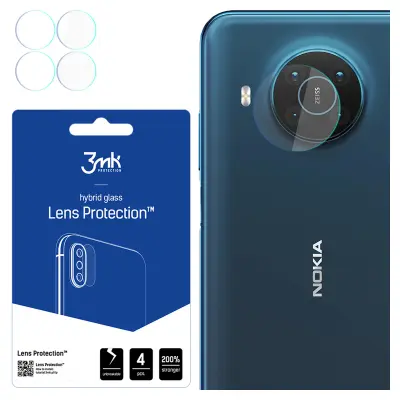 3MK ZAŠČITA ZA LEČE ZA NOKIA X20 ZAŠČITNO STEKLO ZA OBA LEČA