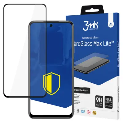 3MK HARDGLASS MAX SOLID KALJENO STEKLO ZA XIAOMI REDMI NOTE 10 5G ČRN