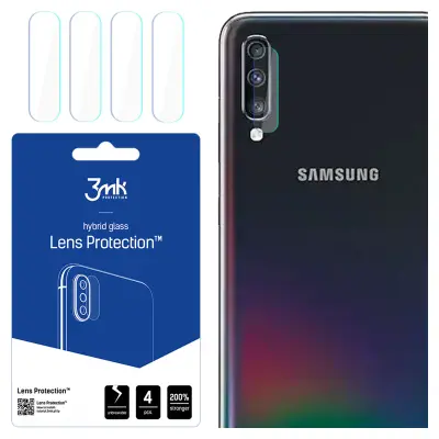 3MK ZAŠČITA ZA LEČE ZA SAMSUNG GALAXY A70/A70S OVITEK IZ KALJENEGA STEKLA
