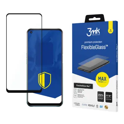 3MK FLEXIBLEGLASS MAX ZA OPPO A54 5G/A74 5G OVITEK IZ KALJENEGA STEKLA